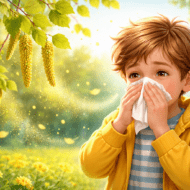 Więcej o: Co pyli w kwietniu? Brzoza – najczęstsza przyczyna wiosennej alergii u dzieci